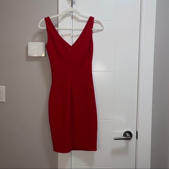 Dynamite red midi dress sz xs - Picture 5 of 5